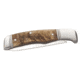 Browning Joint Venture 1 Blade Folding Knife, 2.875in, 8Cr13MoV, Drop Point, Bone Handle, N, 3220011
