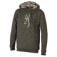Mens Buckmark Camo Sweatshirt, Forest Night