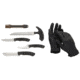 Browning Primal Combo 6PC Fixed Blade Knife - Box, 3.75in, Stainless Steel, Caper/Guthook/Skinner, Polymer/Rubber Handle, Tan, 3220422B