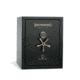 Browning Safes Sporter Compact SP9 Gun Safe,58x30x20in,Gloss Black,Silver Chrome,Scroll,Securam Electronic Lock 1601100200