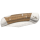 Browning Sage Creek Lockback Folding Knife, 2.5in, 9Cr14MoV, Clip Point, Wood Handle, N, 3220531B