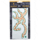 Browning Sahara 6in Animal Print Decal, Giraffe/Aqua 3922240608