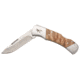 Browning Timber Folder 2 3/4in Knife, Drop Point, 12C27 Blade, Burl Wood Handle, 3220478