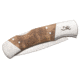 Browning Timber Folder 2 3/4in Knife, Drop Point, 12C27 Blade, Burl Wood Handle, 3220478