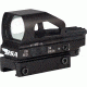 BSA Optics Panoramic Red/Green Illuminated Dot Sight w/Push Button Digital Switch,4 Reticles,Black,Clam Pack DPMRGS