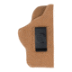 Black Scorpion Outdoor Gear Suede Leather Concealment IWB Holster, Right Hand, Glock 26,27,43, XDS, SW MP Shield 9/40, Ruger SR9c/SR40c, Tan, HC09-IWB03-BSG01L-TARH