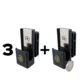 Black Scorpion Outdoor Gear USPSA Thunderbolt Pistol Magazine Pouches Combo, Black, CO10-MP04-BK