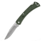Buck Knives 110 Slim Select Lockback OD Folding Knife, 3.75 stonewash finish 420HC stainless clip point , OD green checkered glass filled nylon handle, 12695