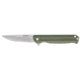 Buck Knives 251 Langford Knife, 3.375in, 7Cr Stainless Steel, Straight, G10, Satin, Green, 0251GRSB/13044