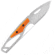 Buck Knives 630 Paklite 2.0 Hide Fixed Blade Knife, 6.75in Overall, 2.75in, Stonewash 420HC Stainless Steel Blade, Drop Point Blade, Orange GFN Handle, Black Polypropylene Belt Sheath, 13499