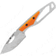 Buck Knives 630 Paklite 2.0 Hide Fixed Blade Knife, 6.75in Overall, 2.75in, Stonewash 420HC Stainless Steel Blade, Drop Point Blade, Orange GFN Handle, Black Polypropylene Belt Sheath, 13499