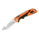 Buck Knives 660 Pursuit Pro Large FoldingKnife, 3.6in S35VN Guthook Satin Blade, Versaflex Orange/Black Handle, 12755