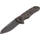 Buck Knives 843 Sprint Ops Folding Knife, 4.25 in Closed, 3.13in, S45VN, Black Cerakote Reverse Tanto Blade, Marbled Carbon Fiber Handle, 0843CFS