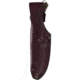 Buck Knives Alpha Scout Richlite Knife, 6.63in Overall, 2.88in, S35VN, Satin Drop Point Blade, Richlite Handle, Leather Sheath, 13463
