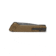 Buck Knives Auto Deploy Button Lock Automatic Folding Knife, 3.25 in, 154CM Stainless Steel, Bronze Handle, 0838BRS1B/13443