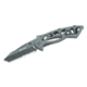 Buck Knives Bones Large Folding Knife, 3 in, 420HC, Tanto, Stainless Steel, Black, 0870BKXB/3595