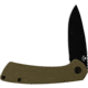 Buck Knives 040 Onset Folding Knife, 3.38 in, 4.38 in Closed, S45VN, Black Cerakote Drop Point Blade, OD Green G10 Handle, 0040GRSB/13425