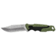 Buck Knives Pursuit Fixed Blade Knife, Green/Black Handle, Large 0656GRS