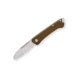 Buck Knives 250 Saunter Folding Knife, 3.75in Closed, 2.38in, 154CM SS, Satin Drop Point Blade, Green Canvas Micarta Handle, 13478