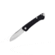 Buck Knives 250 Saunter Folding Knife, 3.75in Closed, 2.38in, 154CM SS, Satin Drop Point Blade, Black Canvas Micarta Handle, 13476