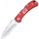 Buck Knives Spitfire Red RMEF Folding Knife,3.25in,420HC Steel,Drop Point,Satin,Red,Aluminum Handle BU722RDSRMEF