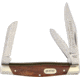 Buck Knives Stockman Trio Bone Folding Knife,Standard Edge,Clip,Spey and Sheepsfoot,Satin,Brown,Honey Bone Handle BU373BRSSM