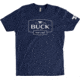 Buck Knives T Shirt Buck Logo, Blue, 2XL, 11720