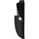 Buck Knives Vanguard Limited Fixed Blade Knife, 8.5in Overall, 4.13in, S35VN, Satin Drop Point Blade, Green Canvas Micarta Handle, Leather Sheath, 13528