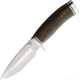 Buck Knives 192 Vanguard Limited Fixed Blade Knife, 8.5in Overall, 4.13in, S35VN, Satin Drop Point Blade, Green Canvas Micarta Handle, Leather Sheath, 13528