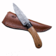 BucknBear Drop Point Utility Hunter Fixed Knife, Silver Blade, NSN N BNB142107
