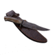 BucknBear Kings Stag Bowie Fixed Knife, Silver Blade, NSN N BNB123213