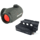 Aimpoint Micro H-1 4 MOA Waterproof Red Dot Scope w/ Kinetic Development Group SIDELOK Aimpoint Micro Mount 12526-KIT1