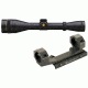 Leupold VX-2 4-12x40mm Adjustable Objective CDS Rifle Scope,Matte,Wind-Plex Reticle 120613 w/ Mark 2 Integrated Mount System, 1 in Ring 120613-KIT1