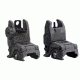 Magpul MBUS Front and Rear Flip Sights Set, Grey, MPIMAG247GRY-KIT1