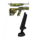 TacStar M4 Ruger 10/22 Take Down Stock,Ston Premiere Moss w/ TacStar Accessory Monopod for M4 Stock-Black