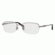 Burberry BE 1138 Eyeglasses Styles Gunmetal Frame w/Non-Rx 50 mm Diameter Lenses, 1003-5018