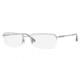 Burberry BE 1184 Eyeglasses Styles - Gunmetal Frame w/Non-Rx 52 mm Diameter Lenses, 1003-5218