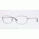 Burberry BE1256 Single Vision Prescription Eyeglasses 1003-51 - Gunmetal Frame, Demo Lens Lenses