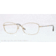 Burberry BE1256 Single Vision Prescription Eyeglasses 1145-51 - Burberry Gold Frame, Demo Lens Lenses