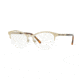 Burberry BE1298 Progressive Prescription Eyeglasses 1145-53 - Light Gold Frame