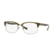 Burberry BE2253 Progressive Prescription Eyeglasses 3616-54 - Matte Green/gunmetal Frame