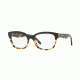 Burberry BE2257F Progressive Prescription Eyeglasses 3649-53 - Top Black On Havana Frame