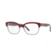 Burberry BE2257F Progressive Prescription Eyeglasses 3653-53 - Top Bordeaux On Grey Frame