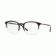 Burberry BE2272 Bifocal Prescription Eyeglasses 3029-51 - Top Black On Crystal Frame