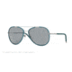 Burberry BE3078J Single Vision Prescription Sunglasses BE3078J-120587-57 - Lens Diameter 57 mm, Frame Color Silver/matte Green