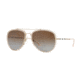Burberry BE3090Q Single Vision Prescription Sunglasses BE3090Q-1246T5-58 - Lens Diameter 58 mm, Frame Color Brushed Gold/pink