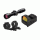 Burris 1.5x-6x40mm Xtreme Tactical Rifle Scope &amp; Burris FastFire III Red Dot w/ Picatinny Mount and 3 MOA reticle &amp; 30mm Burris AR-PEPR Picatinny Tactical Rifle Scope Rings with Mount