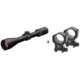 Burris Fullfield II 3-9x40 mm Rifle Scope, 1 in Tube, SFP, Black, Matte, Non-Illuminated Ballistic Plex Reticle, MOA Adjustment, w/ Burris XTR Xtreme Tactical Rings Extra High, 200162-KIT
