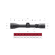 Burris Handgun 3-12x32 mm Rifle Scope, 1 in Tube, Second Focal Plane, Matte, Non-Illuminated Ballistic Plex Reticle, MOA Adjustment, Black, 200309