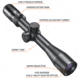 Bushnell 2.5-10x40 Elite 4500 Multi-X Riflescope, 30 mm, Second Focal Plane, Multi-X, 80 MOA, Black, REL2104BS3